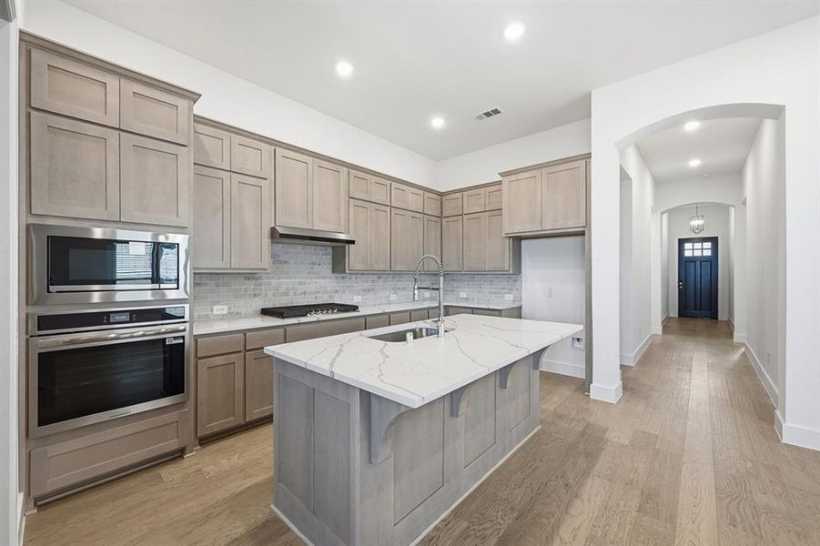 Furnished interior view inside a new home in Sandbrock Ranch, Aubrey (Image 4).
