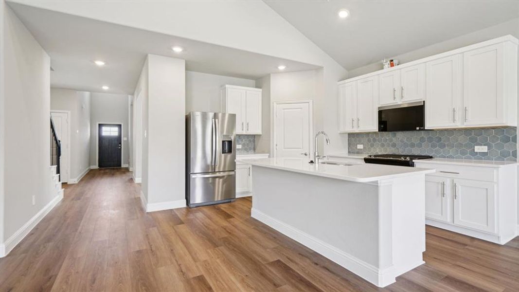 Photo is not of the actual home, but is an inspirational photo of builder’s model home and may depict options, furnishings, and/or decorator features that are not included.