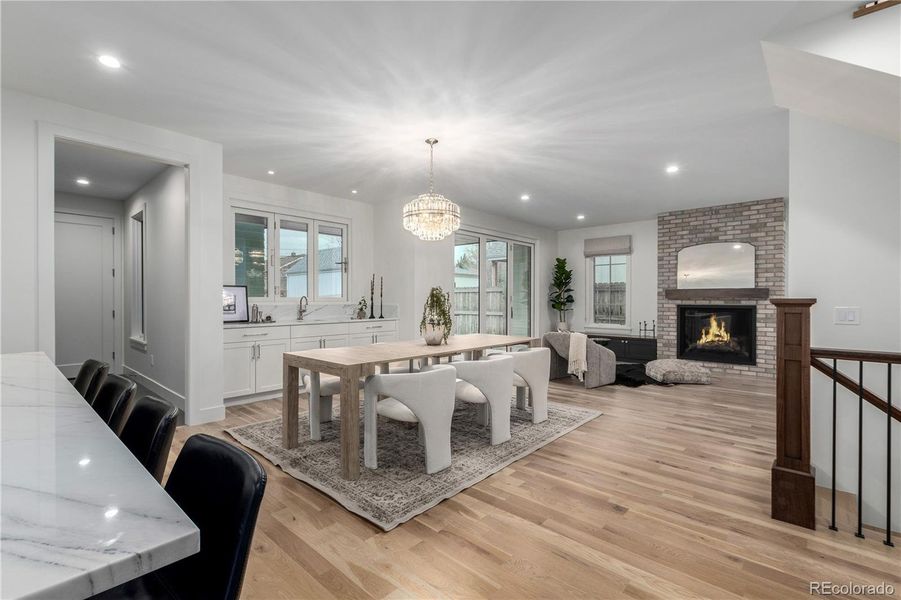 Furnished interior view inside a new home in , Denver (Image 14).