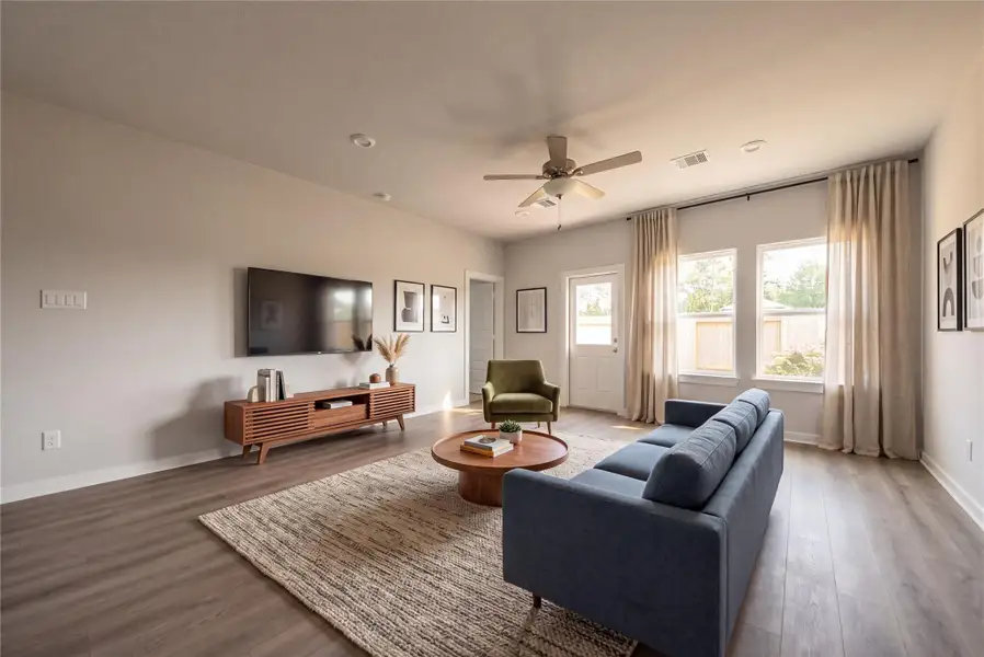 Furnished interior view inside a new home in The Villages at WestPointe, Dayton (Image 15).