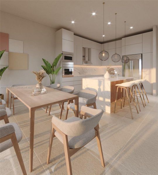 Furnished interior view inside a new home in , Miami (Image 3). Furnished interior view inside a new home in , Miami (Image 3).