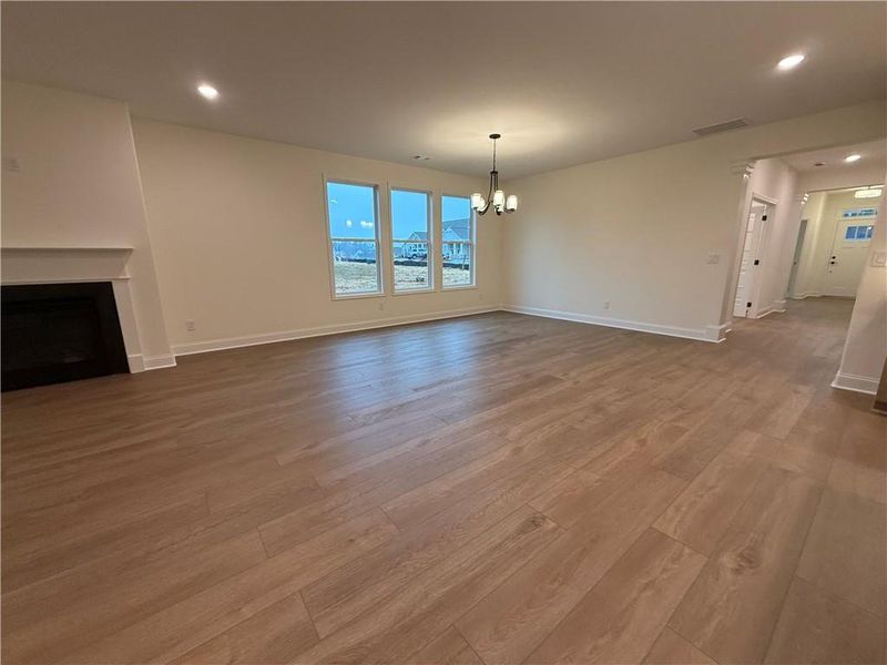 Spacious, unfurnished interior of a new home in , Hiram (Image 33).