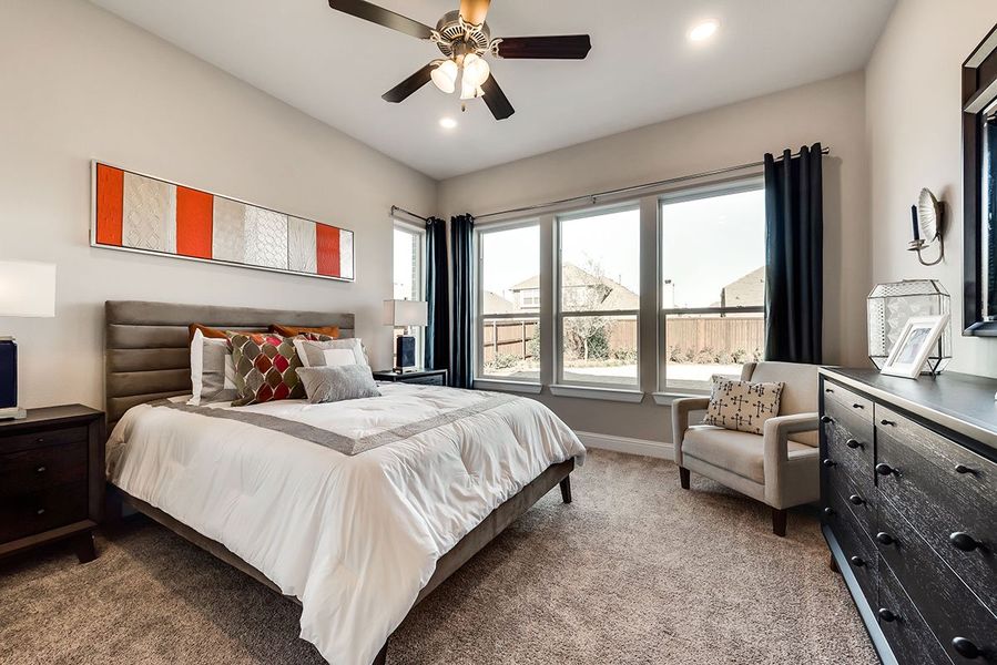 Representative furnished interior of a home built from the Grand Savannah by Grand Homes in Grand Oaks, Celina (Image 13).