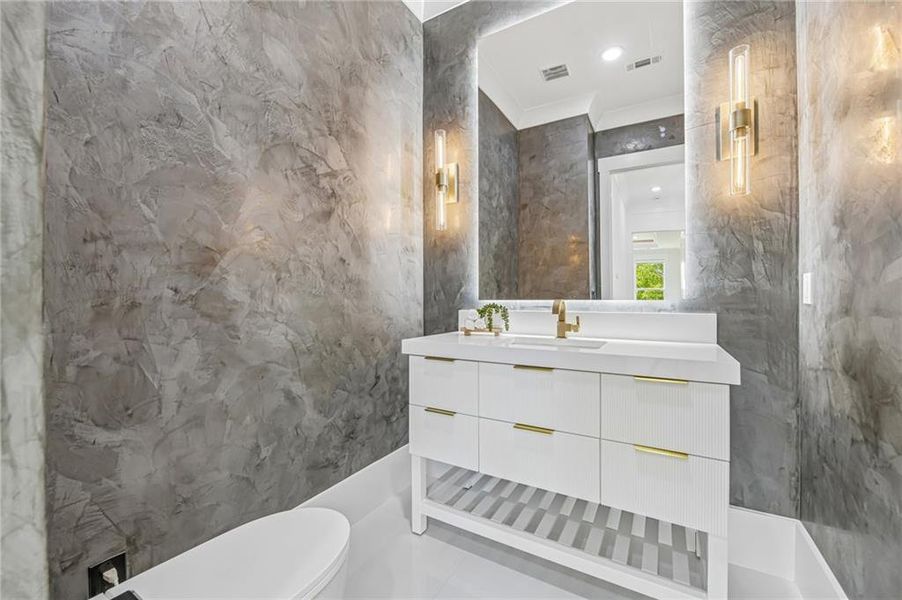 Furnished interior view inside a new home in , Buford (Image 38).