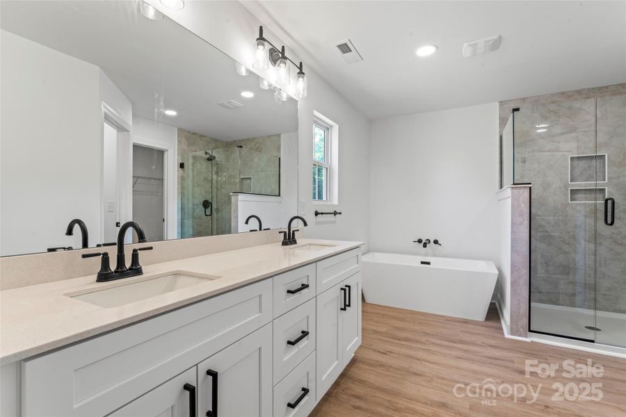 Furnished interior view inside a new home in , Harrisburg (Image 8).