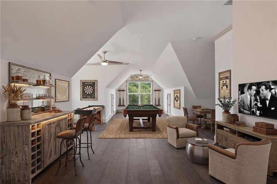 Furnished interior view inside a new home in , Dacula (Image 48).