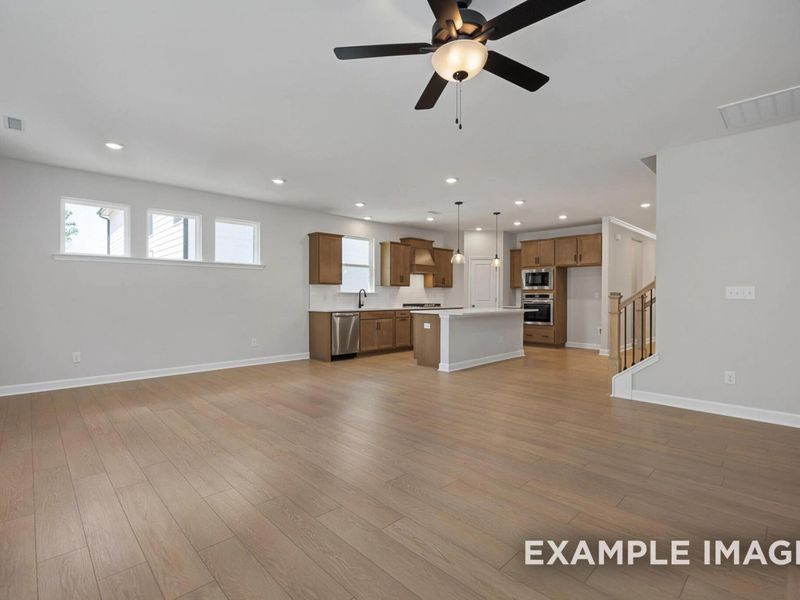 Spacious, unfurnished interior of a new home in Wendell Ridge, Wendell (Image 15).