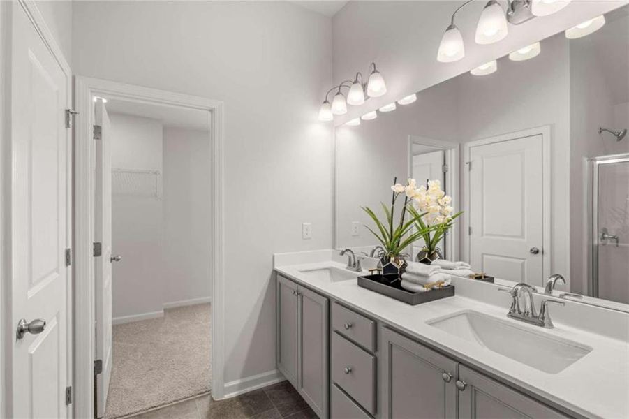 Furnished interior view inside a new home in Hillbrooke Preserve, Conyers (Image 15).