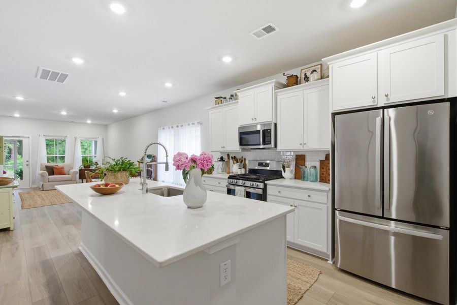 Furnished interior view inside a new home in Horizons at Summers Corner | 55+, Summerville (Image 16).