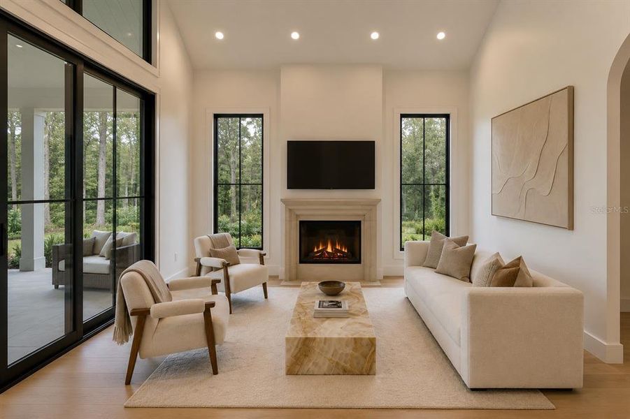 Furnished interior view inside a new home in , Tampa (Image 17).