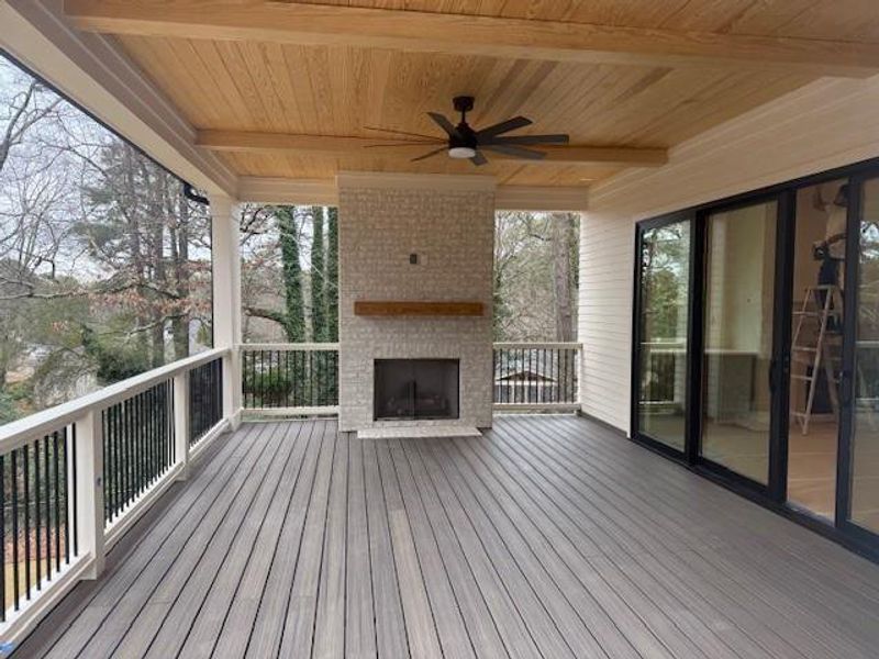 Exterior details and patio area of a home in , Atlanta (Image 4).