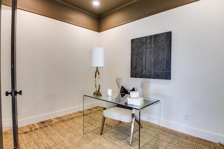 Furnished interior view inside a new home in , Midlothian (Image 19). Furnished interior view inside a new home in , Midlothian (Image 19).