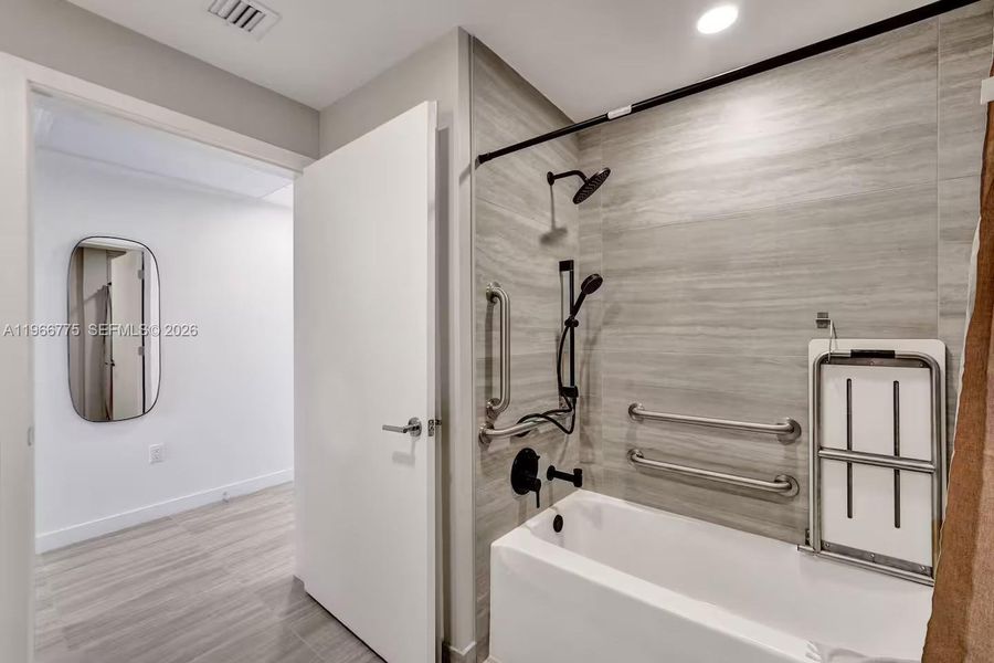 Furnished interior view inside a new home in , Miami Beach (Image 7). Furnished interior view inside a new home in , Miami Beach (Image 7).