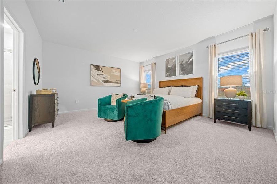 Furnished interior view inside a new home in Pioneer Ranch: Pioneer Ranch 60's, Ocala (Image 2).