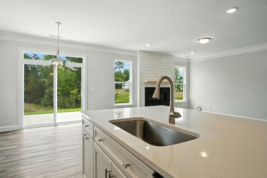Furnished interior view inside a new home in Hampton Woods, Charlotte (Image 11). Furnished interior view inside a new home in Hampton Woods, Charlotte (Image 11).