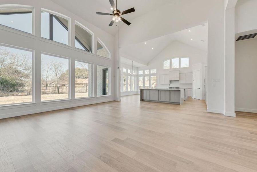 Representative unfurnished interior of a home built from the Grand Reserve by Grand Homes in Heath Golf & Yacht Club, Heath (Image 11).