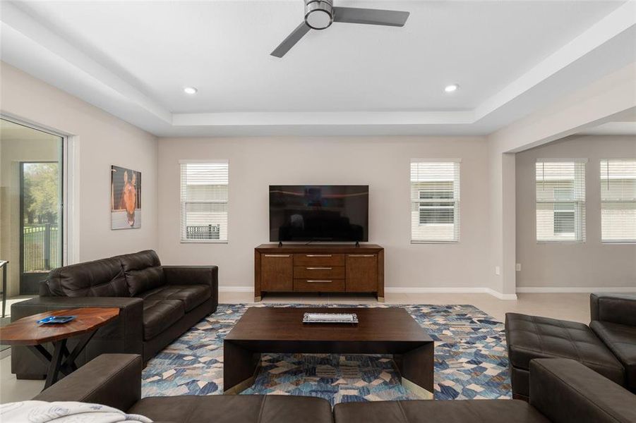 Furnished interior view inside a new home in , Ocala (Image 53).