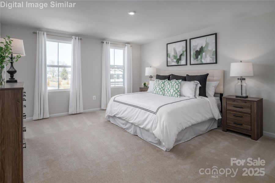 Furnished interior view inside a new home in Bozardt Farms, Charlotte (Image 4).