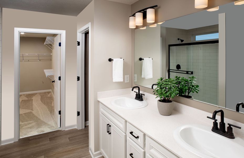 Representative furnished interior of a home built from the Newberry by Pulte Homes in Independence at Carter's Station, Columbia (Image 10).