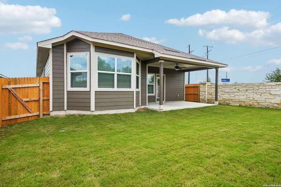 Exterior details and patio area of a home in Stetson Ridge, Marion (Image 3).
