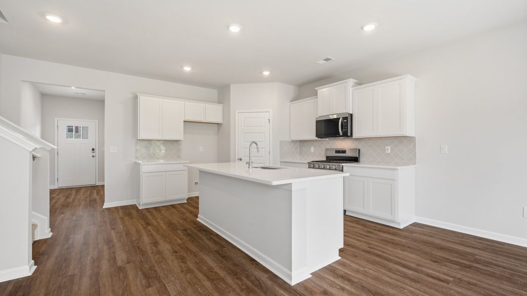 Furnished interior view inside a new home in The Preserve at Agricultural Village, Perry (Image 6).