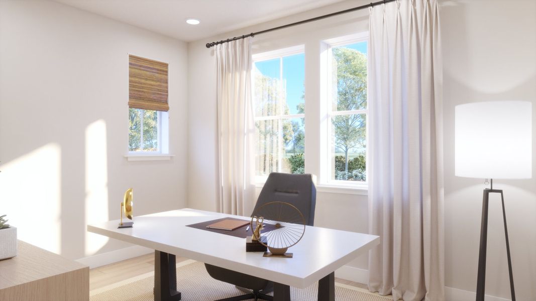 Representative furnished interior of a home built from the Hollow by Trumark Homes in Trumark Homes at Tanterra, Parker (Image 8).