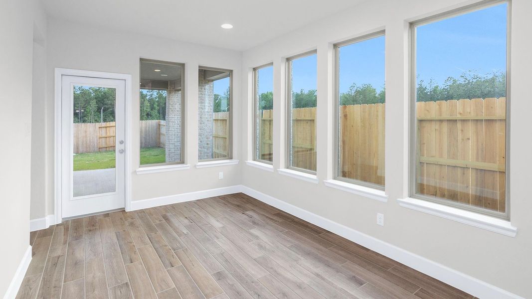 Spacious, unfurnished interior of a new home in Wildtree, Magnolia (Image 8). Spacious, unfurnished interior of a new home in Wildtree, Magnolia (Image 8).