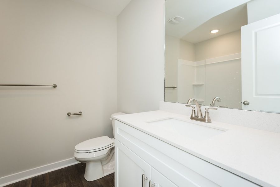 Representative interior finishes for a home built from the Monroe II by Foundation Home Builders LLC in Pinnix Loop, Burlington (Image 12).