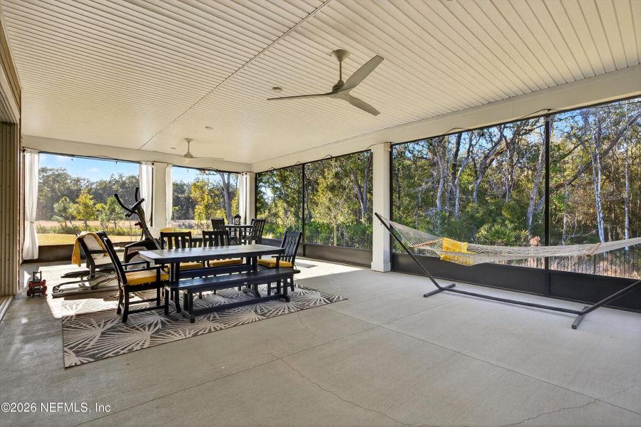 Exterior details and patio area of a home in RiverTown, St. Johns (Image 26).