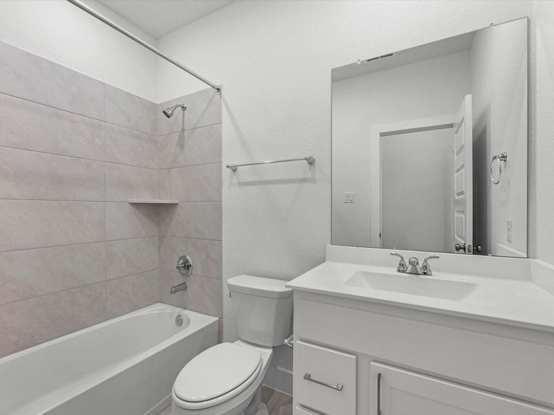 Furnished interior view inside a new home in Jubilee 50′, Hockley (Image 11).