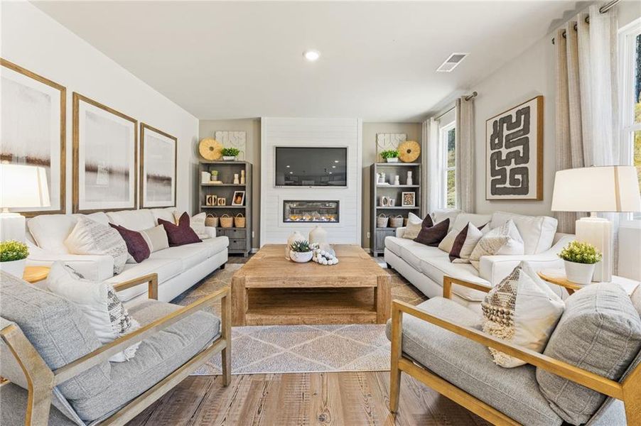 Furnished interior view inside a new home in Ashley Falls, Douglasville (Image 12). Furnished interior view inside a new home in Ashley Falls, Douglasville (Image 12).