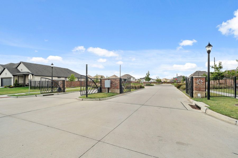 Step into privacy and peace of mind! This property features a sleek automatic gate entrance, offering both security and a grand sense of arrival