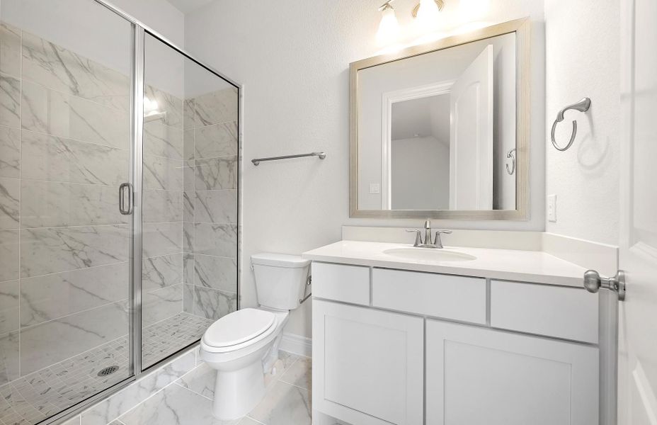 Furnished interior view inside a new home in Audubon 60', Magnolia (Image 11). Furnished interior view inside a new home in Audubon 60', Magnolia (Image 11).