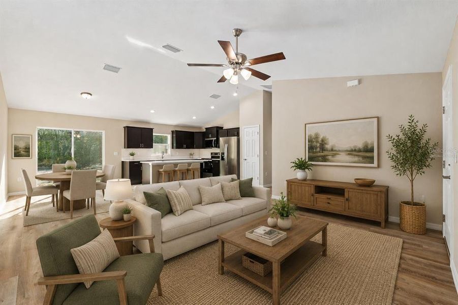 Furnished interior view inside a new home in , Dunnellon (Image 12). Furnished interior view inside a new home in , Dunnellon (Image 12).