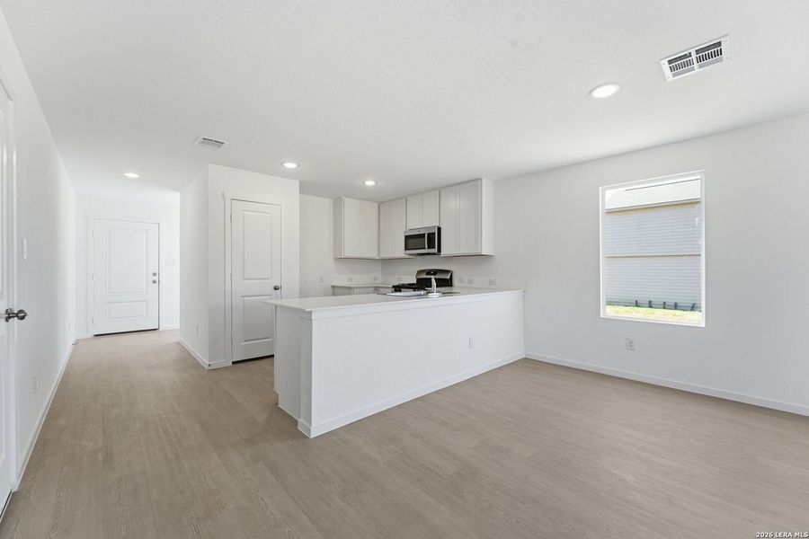 Furnished interior view inside a new home in , New Braunfels (Image 4). Furnished interior view inside a new home in , New Braunfels (Image 4).