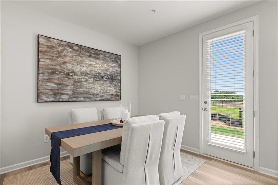 Furnished interior view inside a new home in Hemingway, Cumming (Image 12).