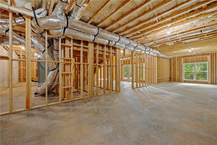 In-progress construction of a new home in , Jefferson, GA (Image 40).