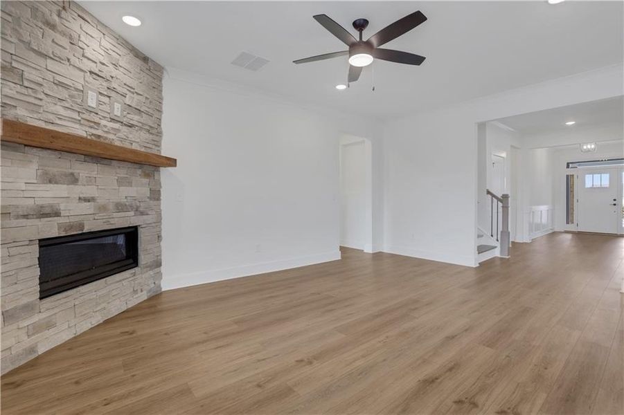 Spacious, unfurnished interior of a new home in Twin Lakes, Hoschton (Image 21).