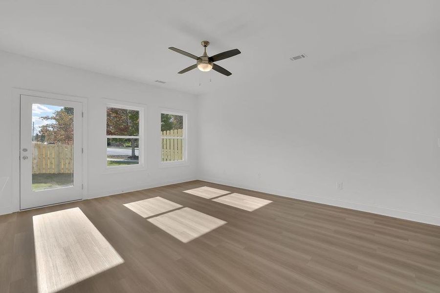 Spacious, unfurnished interior of a new home in , Ball Ground (Image 16). Spacious, unfurnished interior of a new home in , Ball Ground (Image 16).