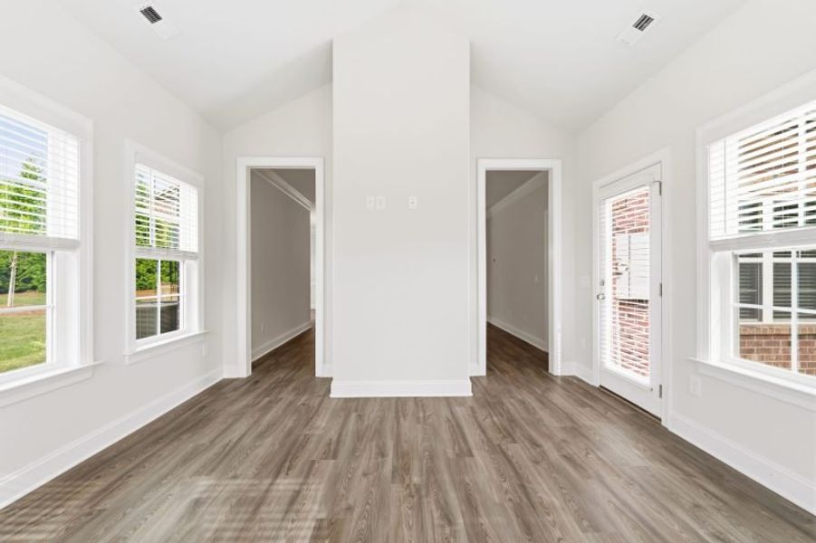 Spacious, unfurnished interior of a new home in Weybridge, Burlington (Image 44). Spacious, unfurnished interior of a new home in Weybridge, Burlington (Image 44).