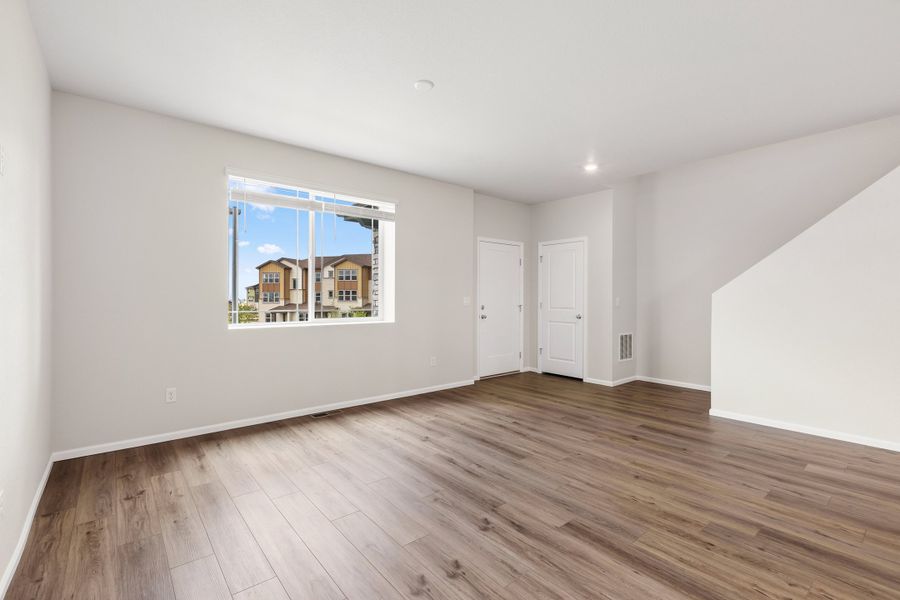 Spacious, unfurnished interior of a new home in Windler, Aurora (Image 10). Spacious, unfurnished interior of a new home in Windler, Aurora (Image 10).