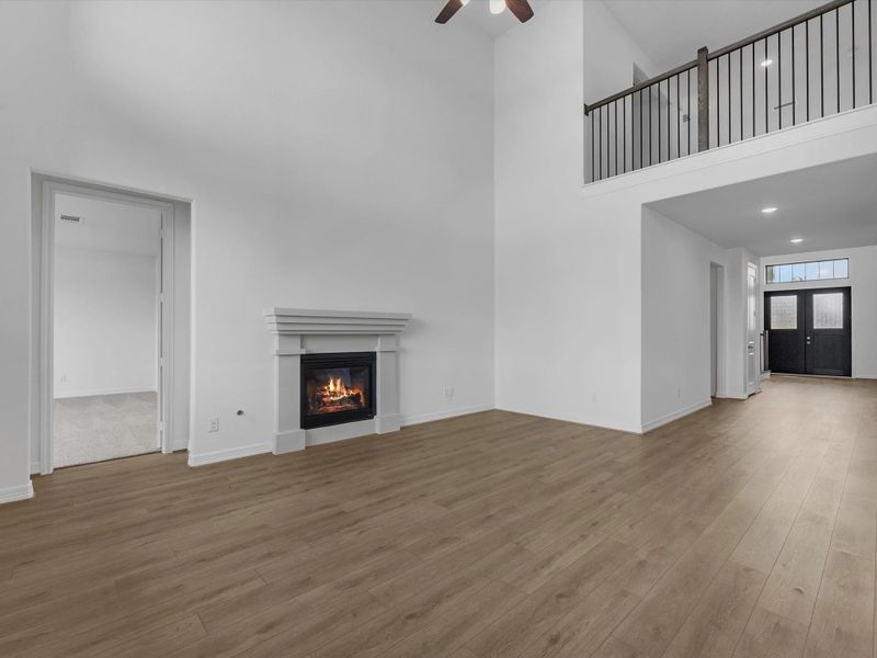 Gathering room. Sample product photo. Actual exterior and interior selections may vary by homesite. Photo may be virtually staged. Gathering room. Sample product photo. Actual exterior and interior selections may vary by homesite. Photo may be virtually staged.