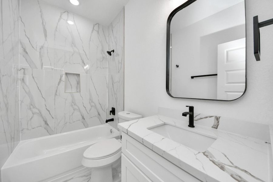 Furnished interior view inside a new home in , Houston (Image 6).