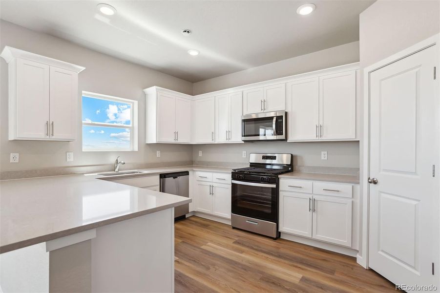 Furnished interior view inside a new home in Bennett Ranch, Bennett (Image 8).