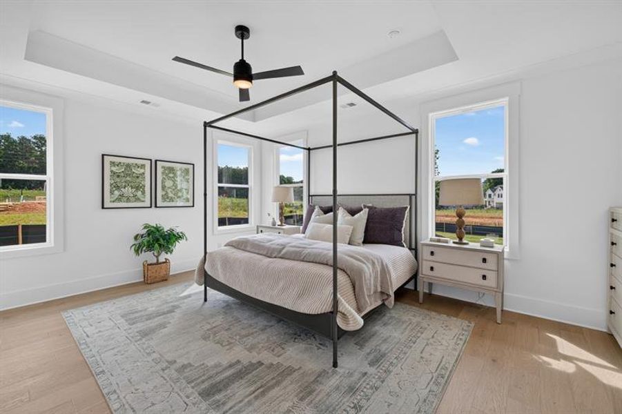 Furnished interior view inside a new home in Livingstone Park, Kennesaw (Image 30).
