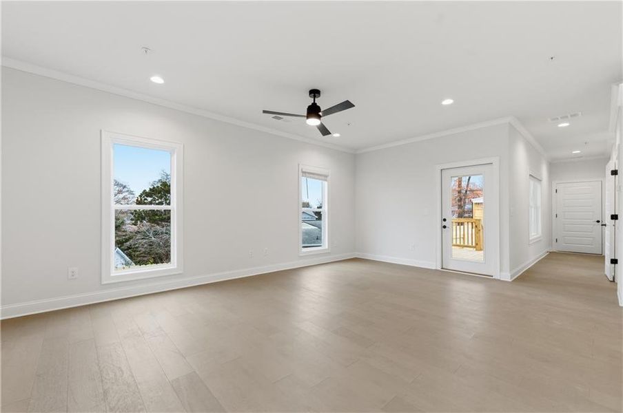 Spacious, unfurnished interior of a new home in , Marietta (Image 16).