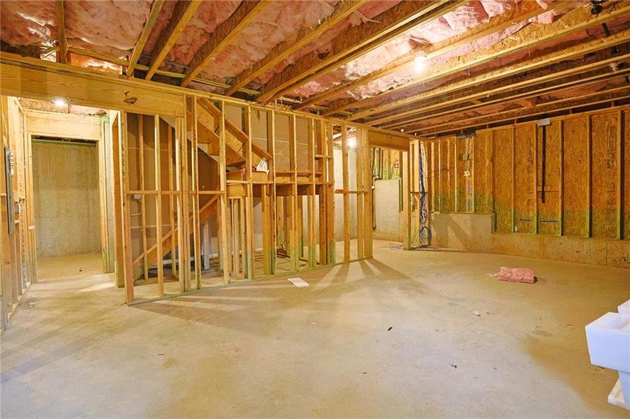 In-progress construction of a new home in , Auburn, GA (Image 54).