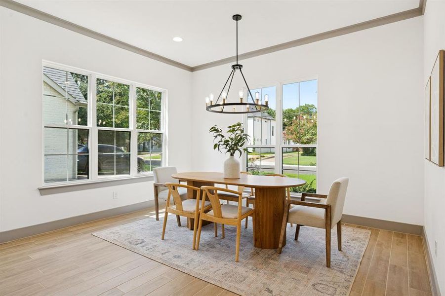 Furnished interior view inside a new home in , Fort Worth (Image 16).