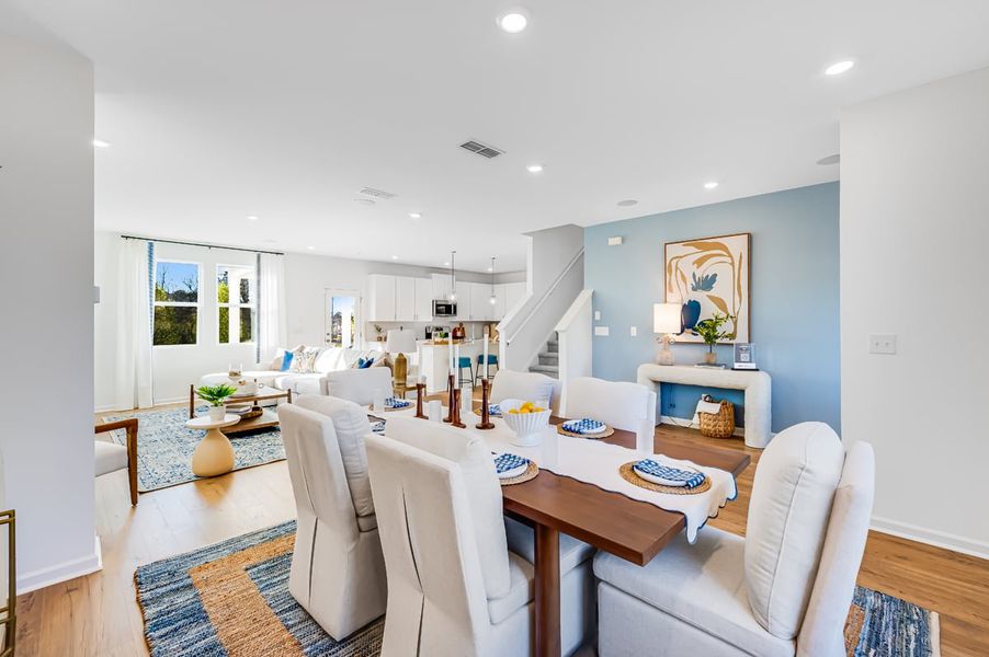 Furnished interior view inside a new home in Windance Lake, Loganville (Image 11).