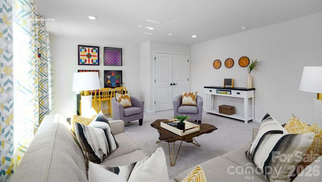 Furnished interior view inside a new home in Falls Cove, Troutman (Image 21).